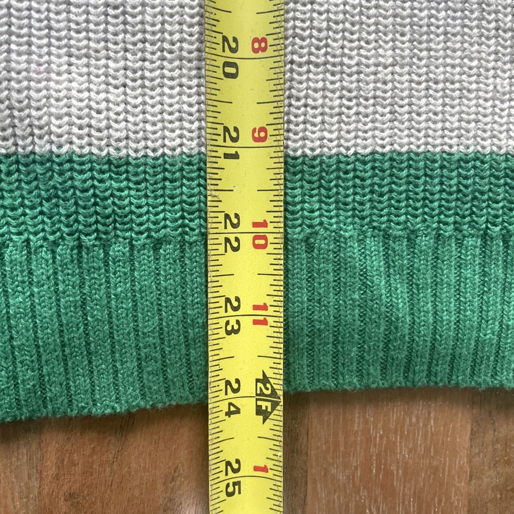 Vintage Minnie Rose Striped Long Sleeve Sweatshirt Womens L Cashmere Cotton Knit Pullover Round Neck Casual Luxury 90s Y2K City Fall Winter Size L / US 10 / IT 46 - 6 Thumbnail