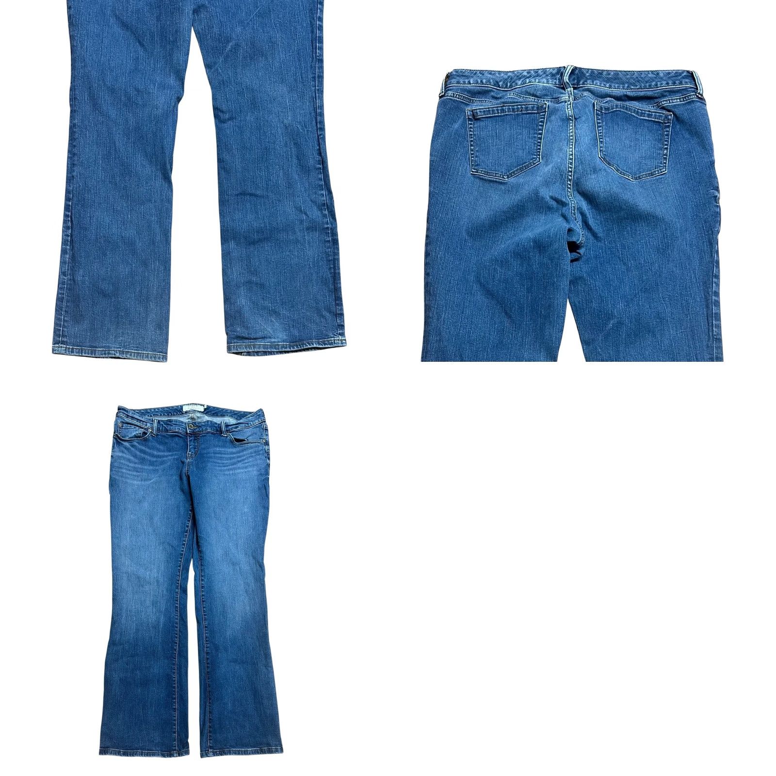Torrid Torrid Jeans Women 18R Blue Straight Leg Stretch Denim Regular Mid Rise City Bohemian 5-Pocket Size 40" / US 18 - 10 Thumbnail