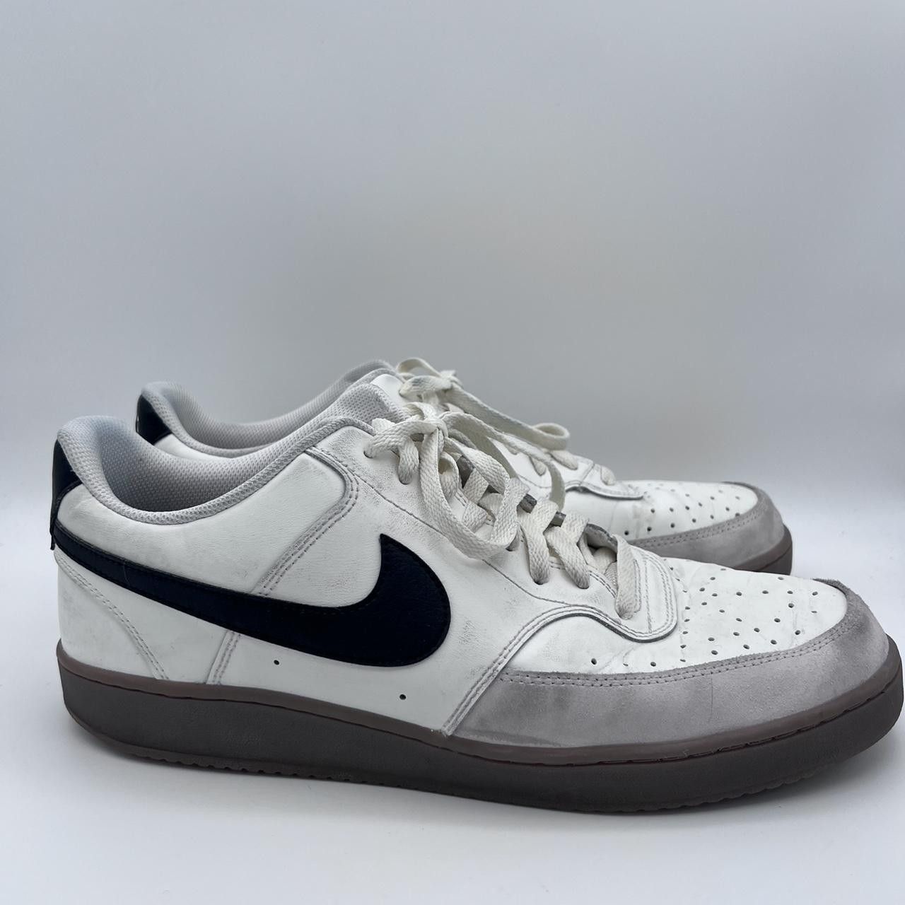 Nike Nike Court Vision Low Shoes Mens 13 Sail Black Gum Casual Size US 13 / EU 46 - 1 Thumbnail