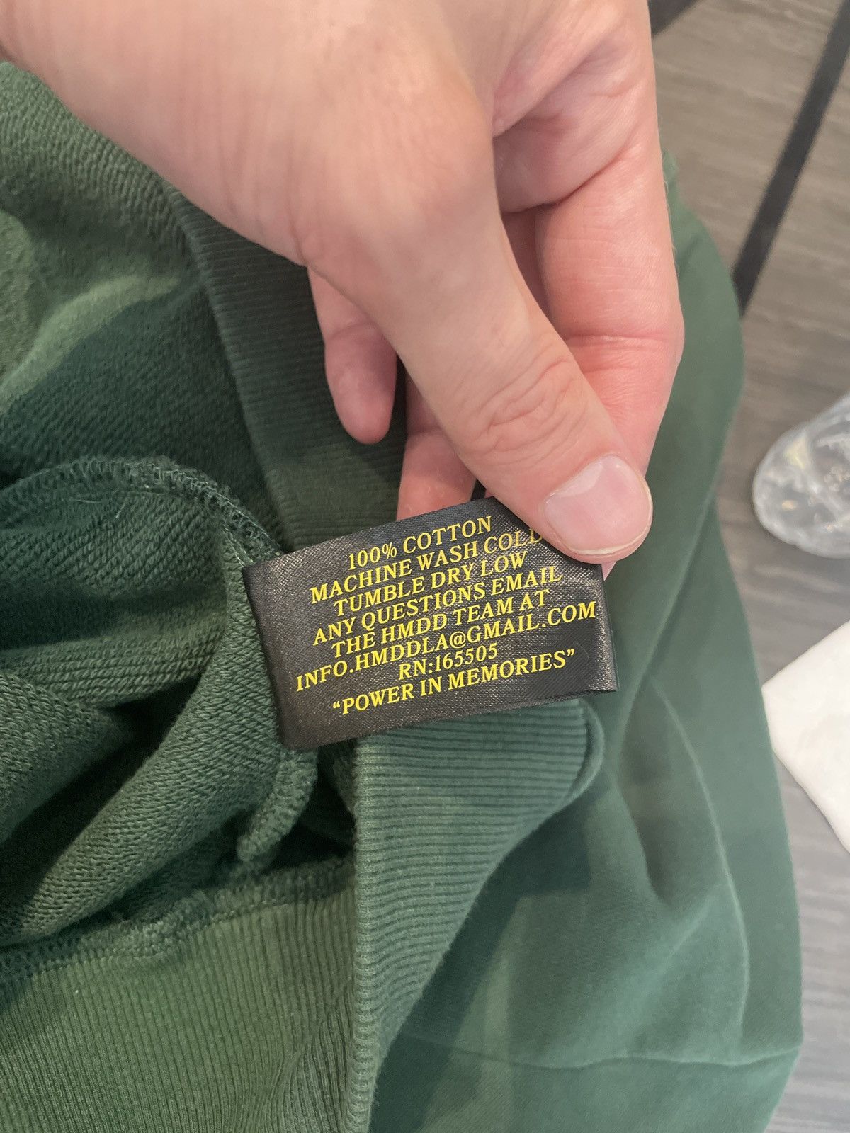 HMDD HMDD Crystal Zip Up Hoodie Green XL Size US XL / EU 56 / 4 - 6 Thumbnail
