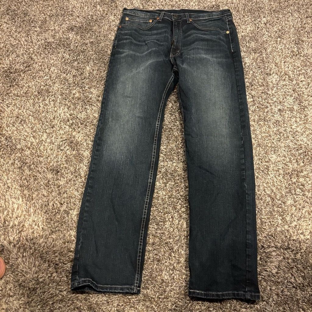 Levi's Levi's Men's 505 Regular Fit Jeans Size US 34 / EU 50 - 2 Thumbnail