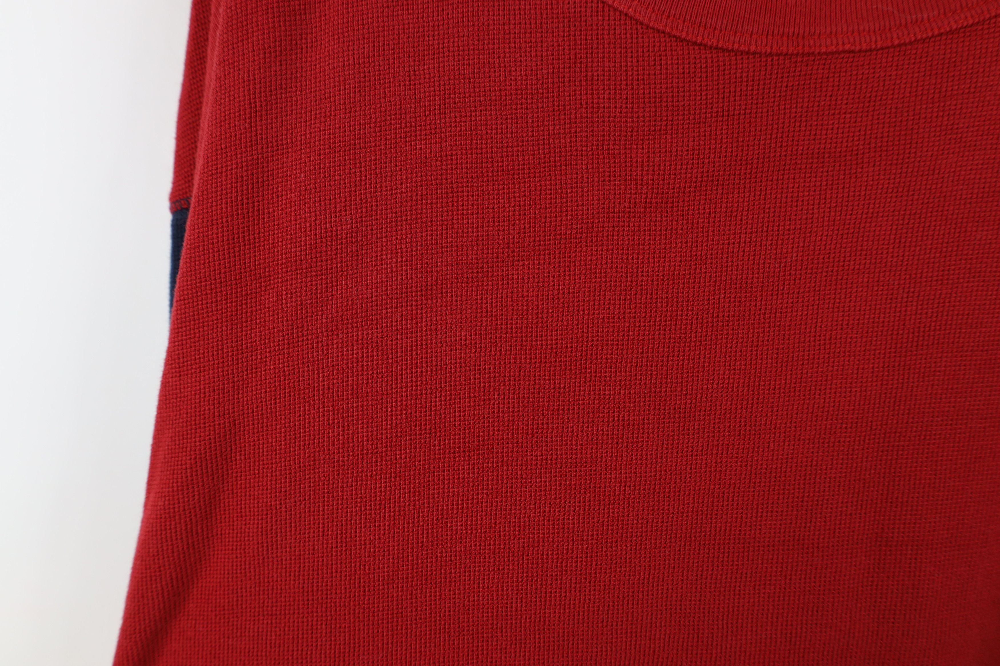 Nautica Vintage Nautica Thermal Waffle Knit Long Sleeve T-Shirt Red Size US XXL / EU 58 / 5 - 6 Thumbnail
