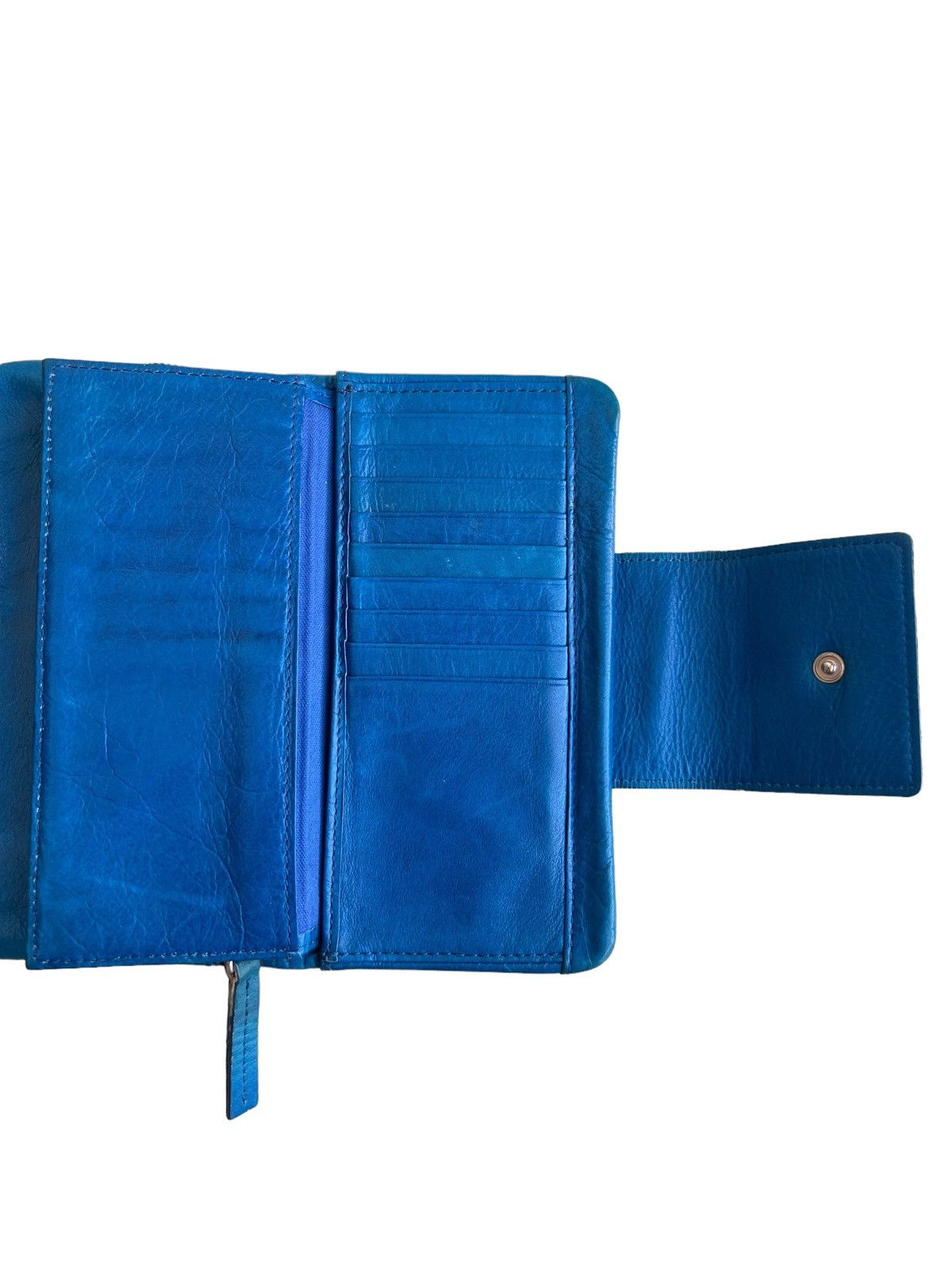CABANE de ZUCCa 1990s Zucca Detachable Compartment Cyber Punk Leather Wallet Size ONE SIZE - 8 Thumbnail