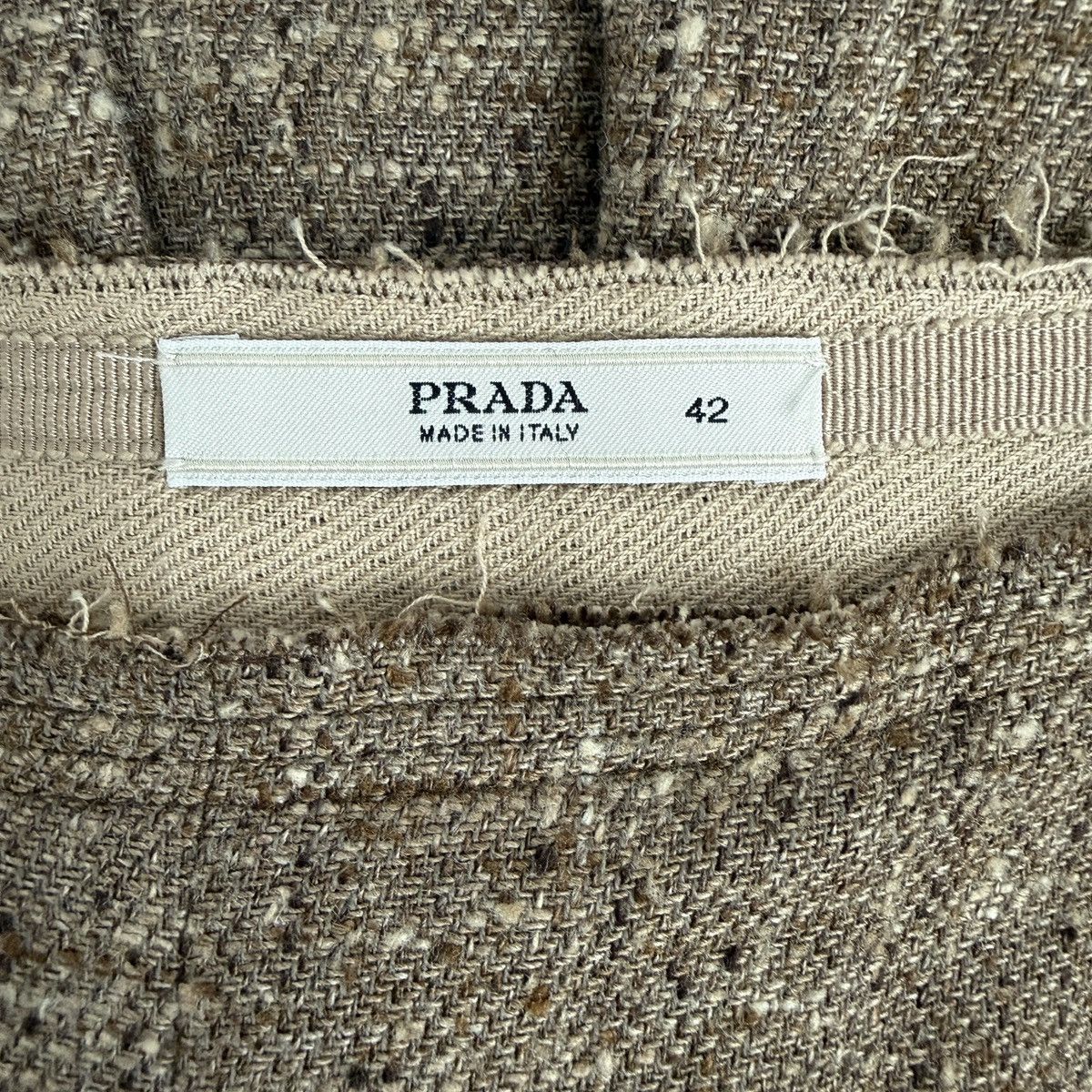 Prada Prada Archival Vintage 2000 Low Rise Box Pleat Midi Skirt Size 28" / US 6 / IT 42 - 9 Thumbnail