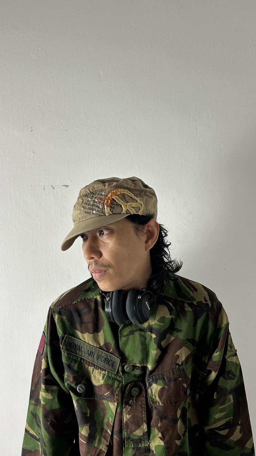 Japanese Brand × Vintage 1990s Peace Project - Damaged Cap Size ONE SIZE - 6 Thumbnail