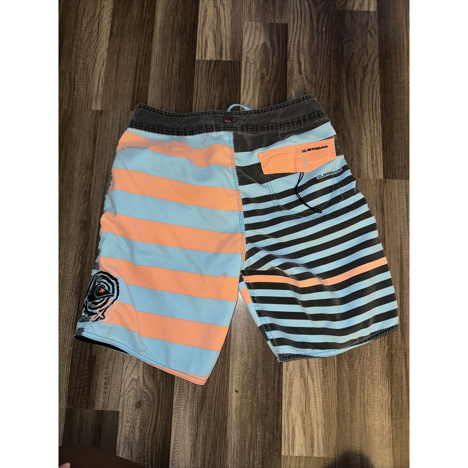 Quiksilver Quicksilver Swim Trunks Turquoise Blue Size 30 Size US 30 / EU 46 - 3 Thumbnail