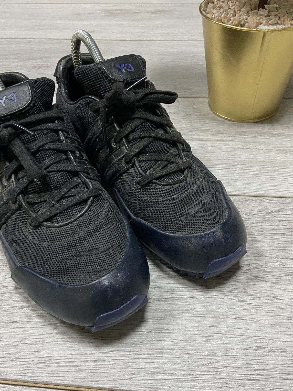 Adidas Y-3 Yohji vintage leather boxers trainers sneakers shoes Size US 8.5 / EU 41-42 - 5 Thumbnail