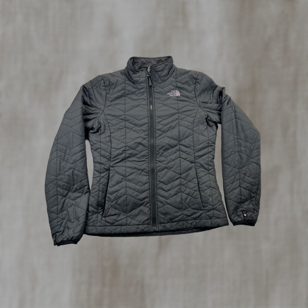 The North Face The North Face Jacket Womens Small Black Quilted Insulated Full Zip Nylon Size S / US 4 / IT 40 - 1 Thumbnail