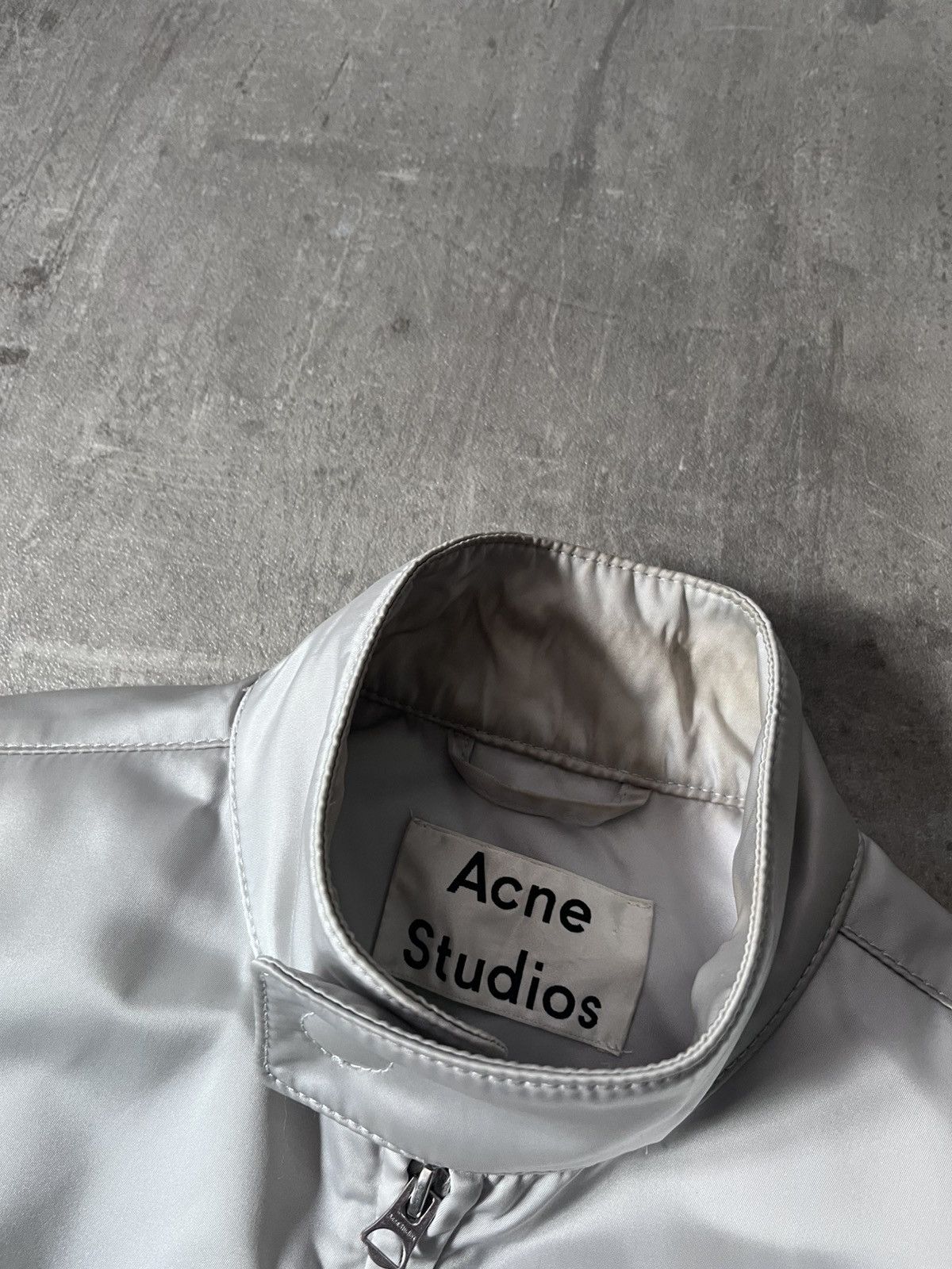 Acne Studios Acne Studios S/S 2017 Mito silver nylon jacket Size US M / EU 48-50 / 2 - 13 Thumbnail