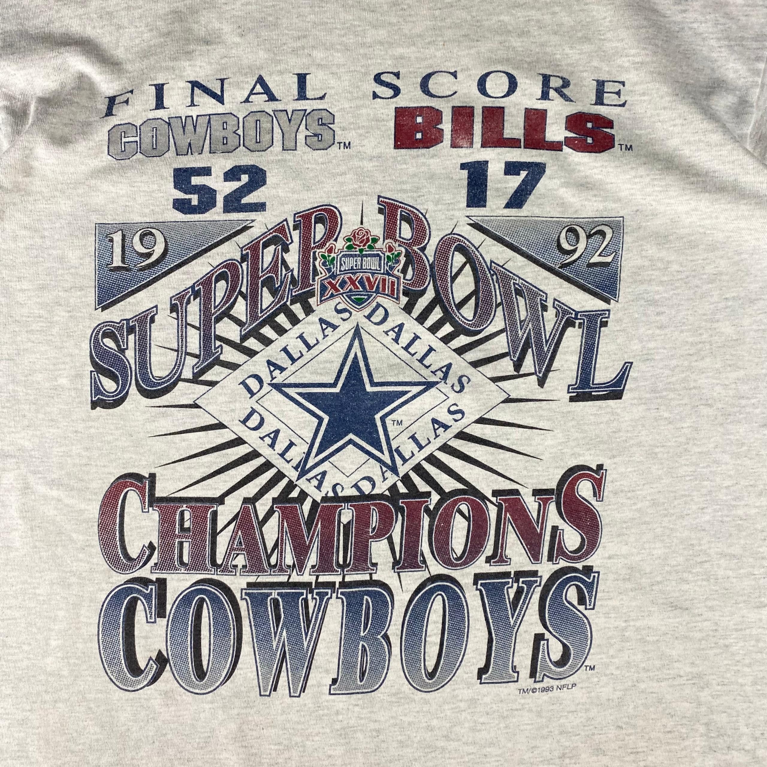 Vintage Vintage Final Bowl Champions Cowboy Tshirt Size US L / EU 52-54 / 3 - 4 Thumbnail