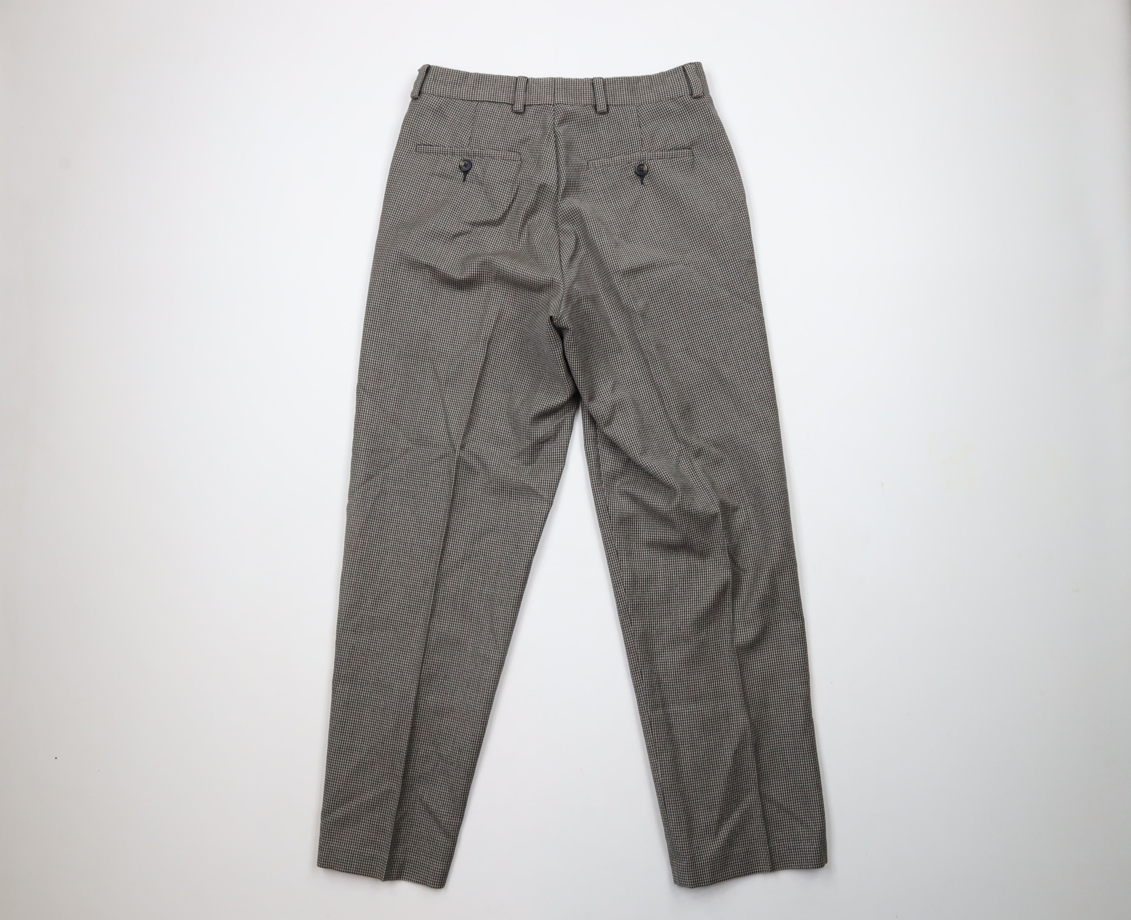 Eddie Bauer × Vintage Vintage 90s Eddie Bauer Houndstooth Chino Pants Trousers Size US 30 / EU 46 - 8 Thumbnail
