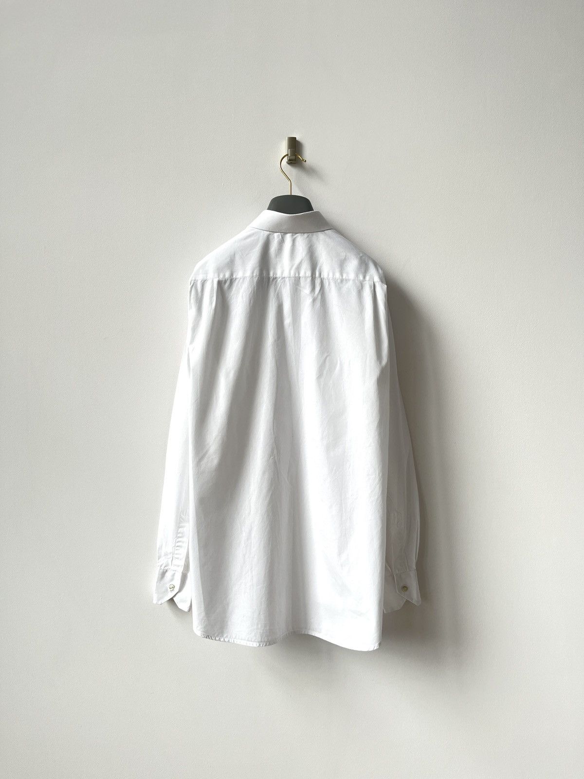 Valentino Vintage Valentino White Shirt Logo Italy Luxury 90s Size US L / EU 52-54 / 3 - 4 Thumbnail