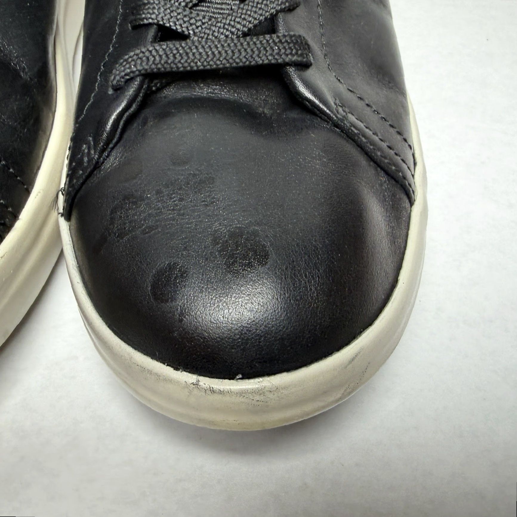 Vionic Vionic Paisley Black Leather Lace Up Low Top Casual Sneakers Women’s Size 7.5 Comfort Arch Support Size M / US 6-8 / IT 42-44 - 6 Thumbnail