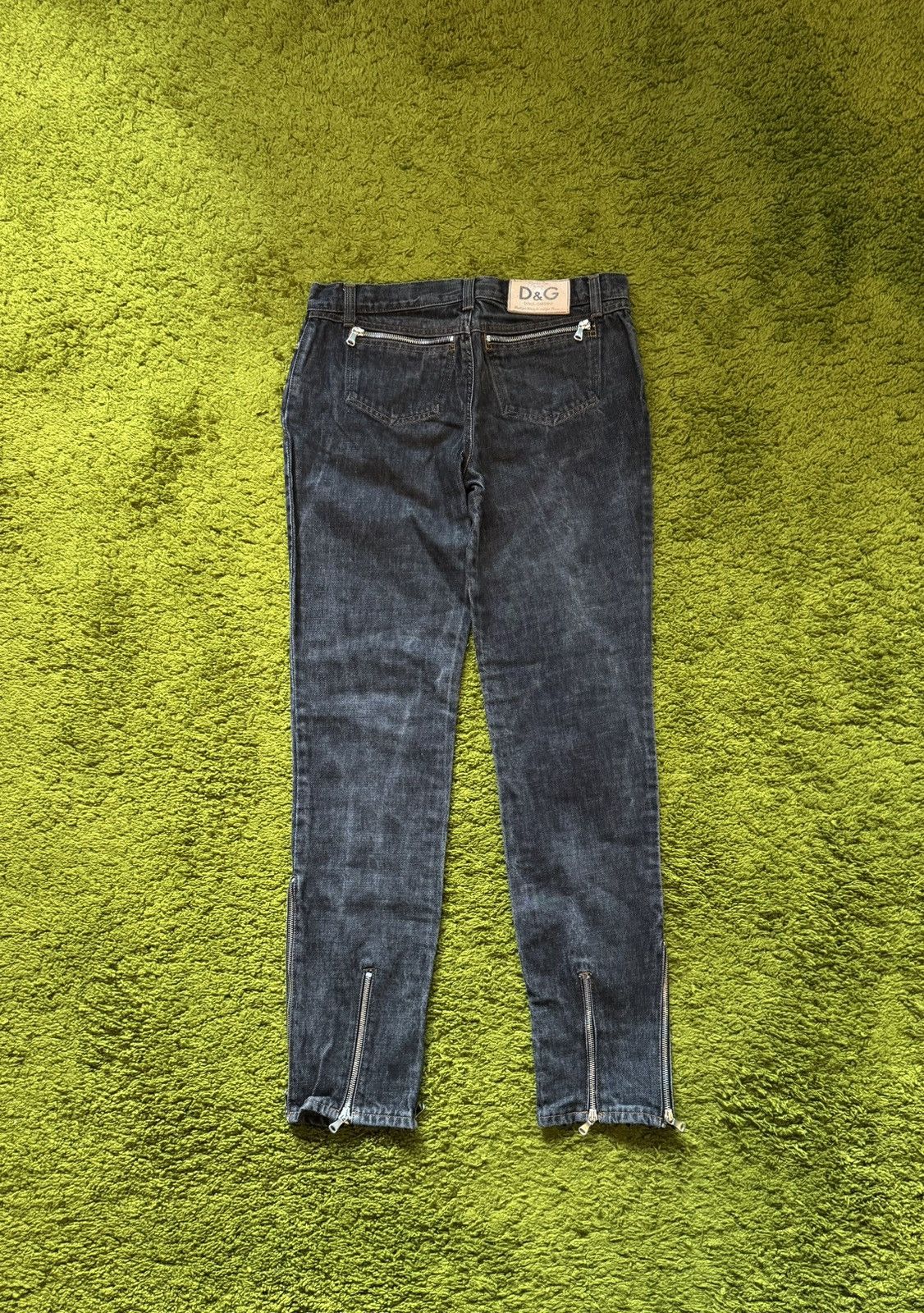Dolce & Gabbana Dolce & Gabbana D&G 2000s vintage Y2K zip opening jeans Size 28" / US 6 / IT 42 - 2 Thumbnail