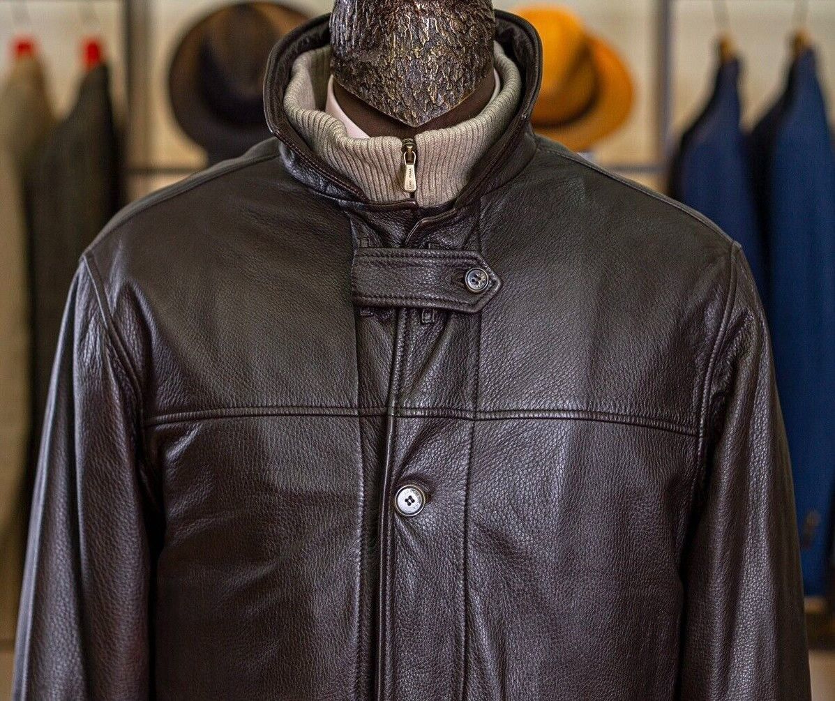 Loro Piana luxurious lora piana nutria leather jacket set Size US XXL / EU 58 / 5 - 3 Thumbnail