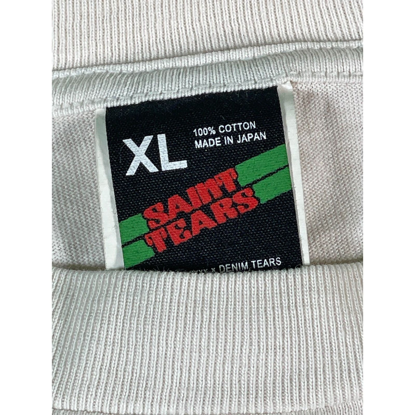 Saint Michael Saint Michael 'Tears 2 Lives' Denim Crew Tee Size US XL / EU 56 / 4 - 3 Thumbnail