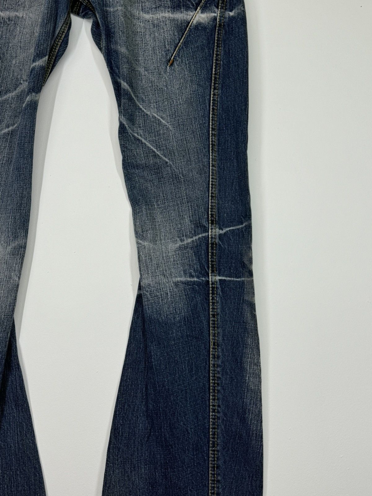 If Six Was Nine × Le Grande Bleu (L.G.B.) × Nicole Club FLARE NICOLE CLUB FOR MEN MUD WASH BOOT CUT DENIM Size US 30 / EU 46 - 9 Thumbnail