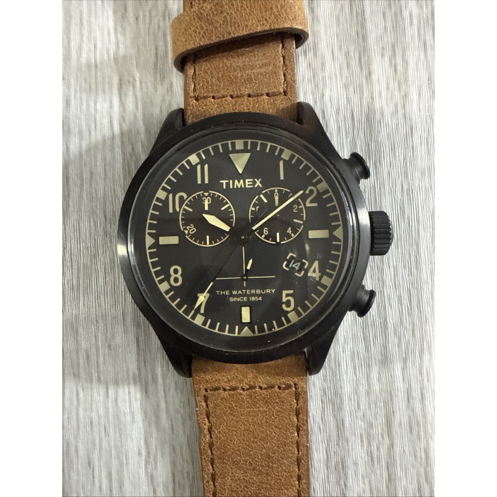 Timex Timex Waterbury Chronograph Red Wing Collab Leather Strap Sa Size ONE SIZE - 3 Thumbnail