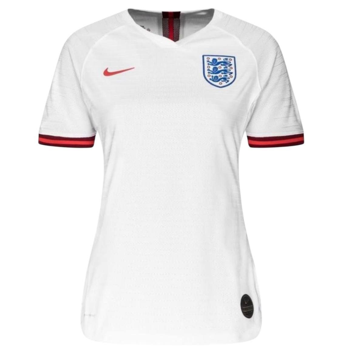 Nike 2019 ENGLAND TEAM PLAYER ISSUED HOME SOCCER JERSEY WOMEN SzM Size M / US 6-8 / IT 42-44 - 1 Thumbnail