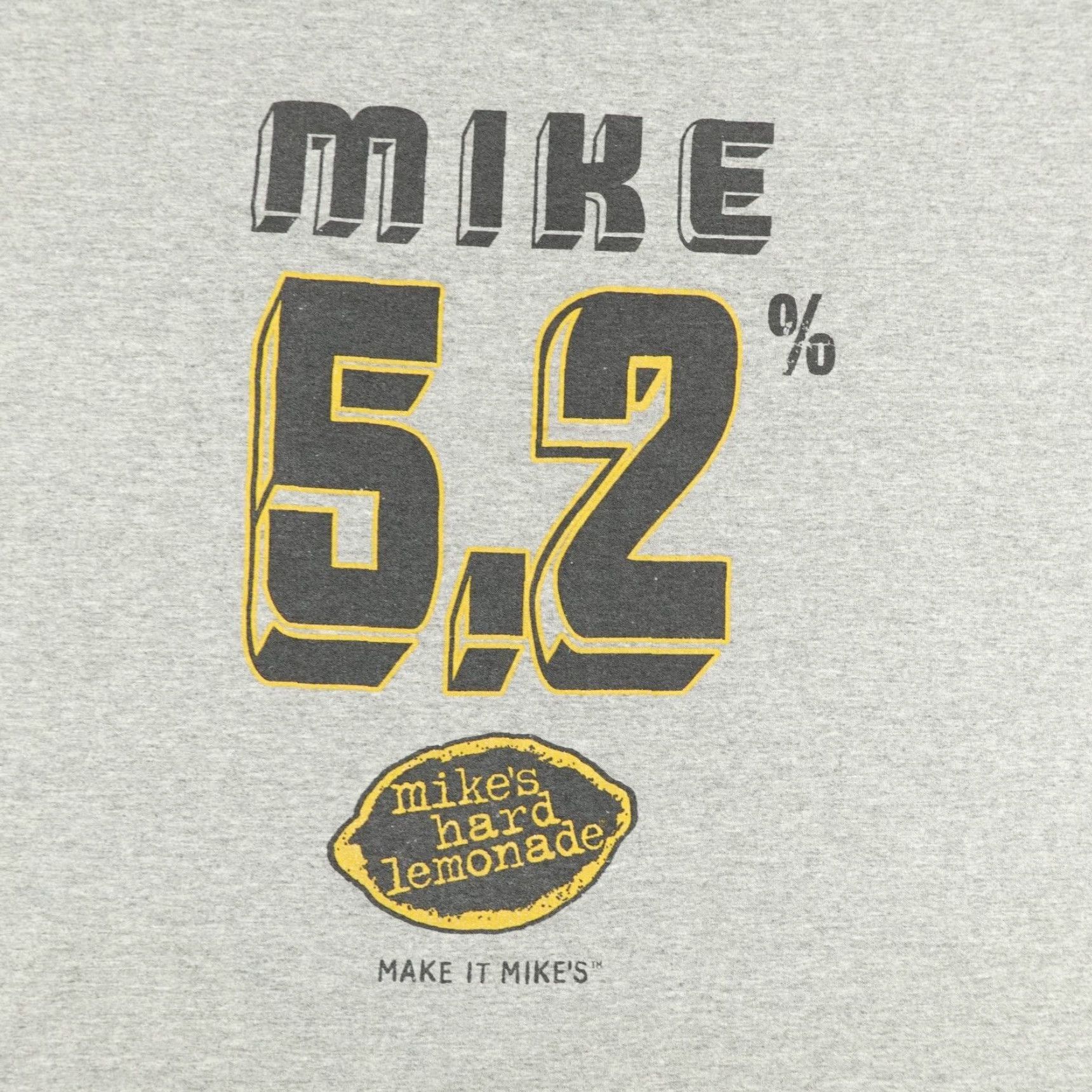 Vintage VINTAGE Mikes Hard Lemonade Shirt Mens XL Gray Basketball Made In USA 90s Y2K Size US XL / EU 56 / 4 - 6 Thumbnail