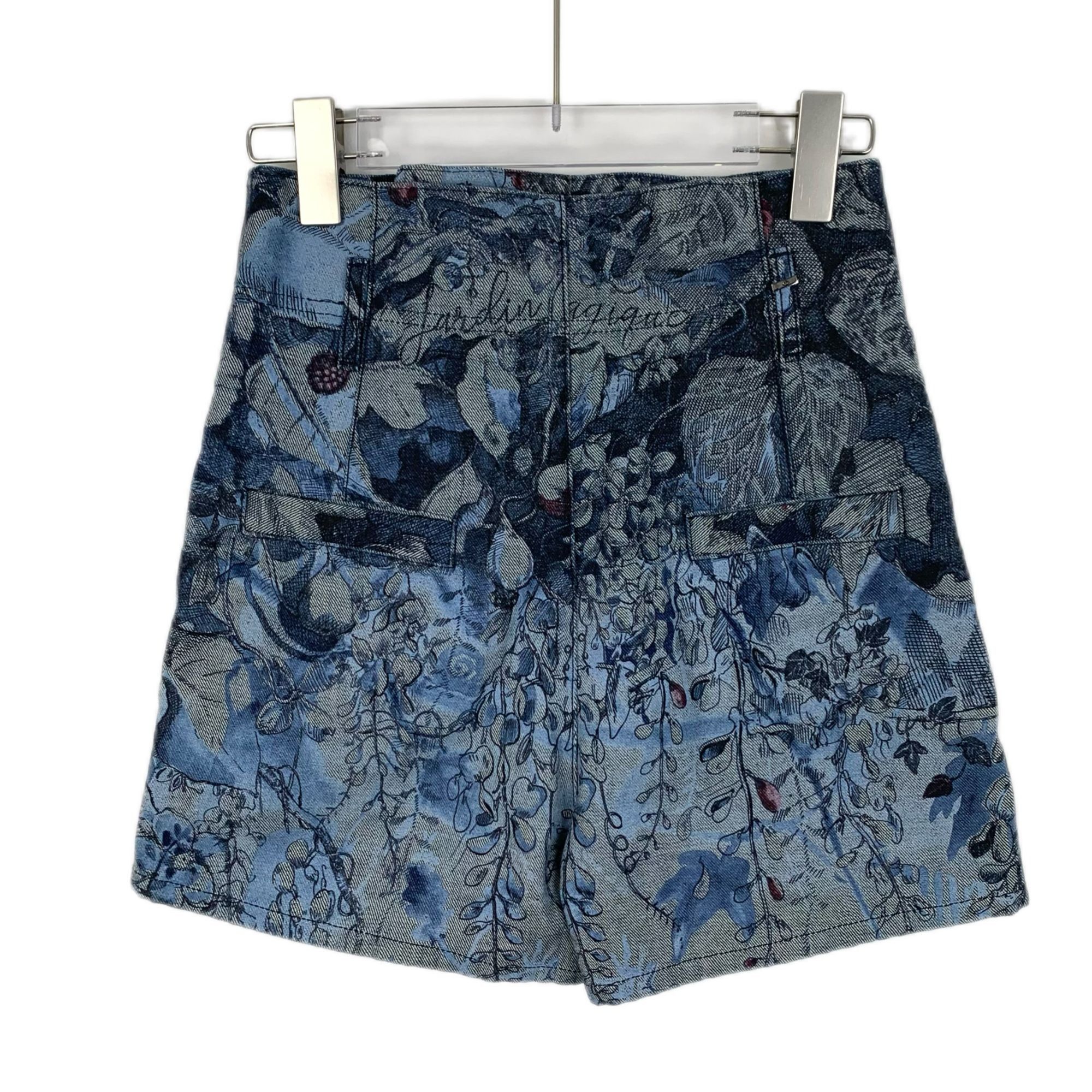 Dior Christian Dior Botanical Print Cotton High-Waisted Shorts Size 26" / US 2 / IT 38 - 2 Thumbnail