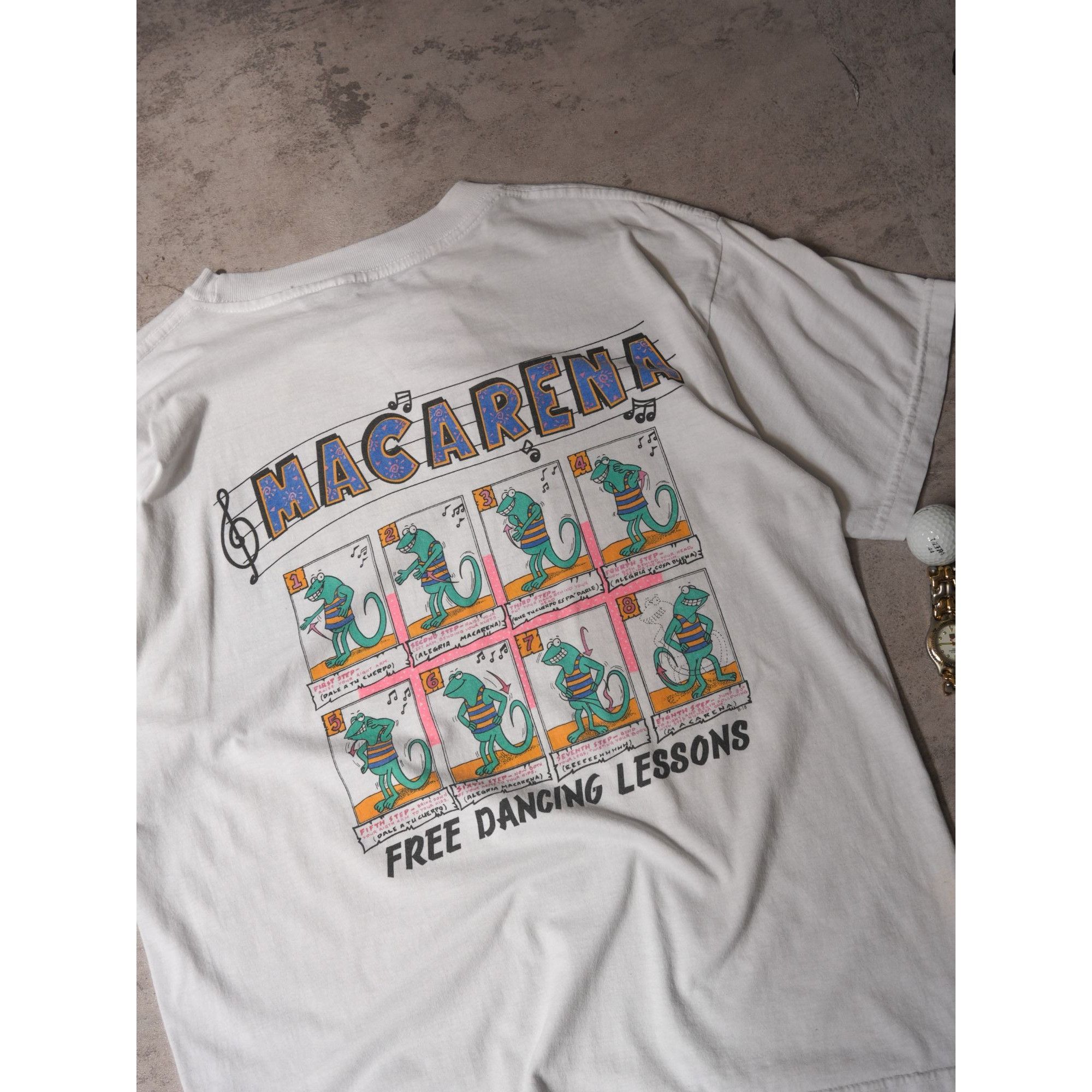 Other Vintage Macarena Dancing Lessons Graphic T Size L / US 10 / IT 46 - 4 Thumbnail