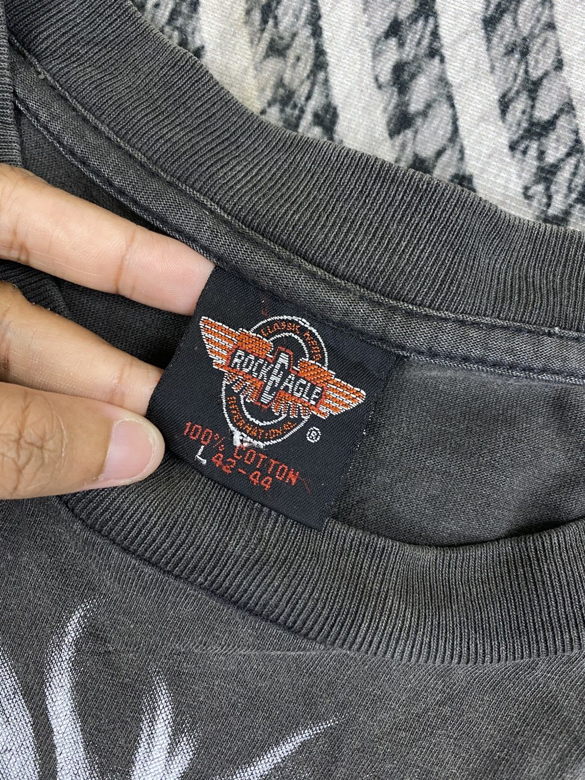 Japanese Brand Vintage Rock Eagle Big Print Lion Graphic Shirt Size US M / EU 48-50 / 2 - 5 Thumbnail