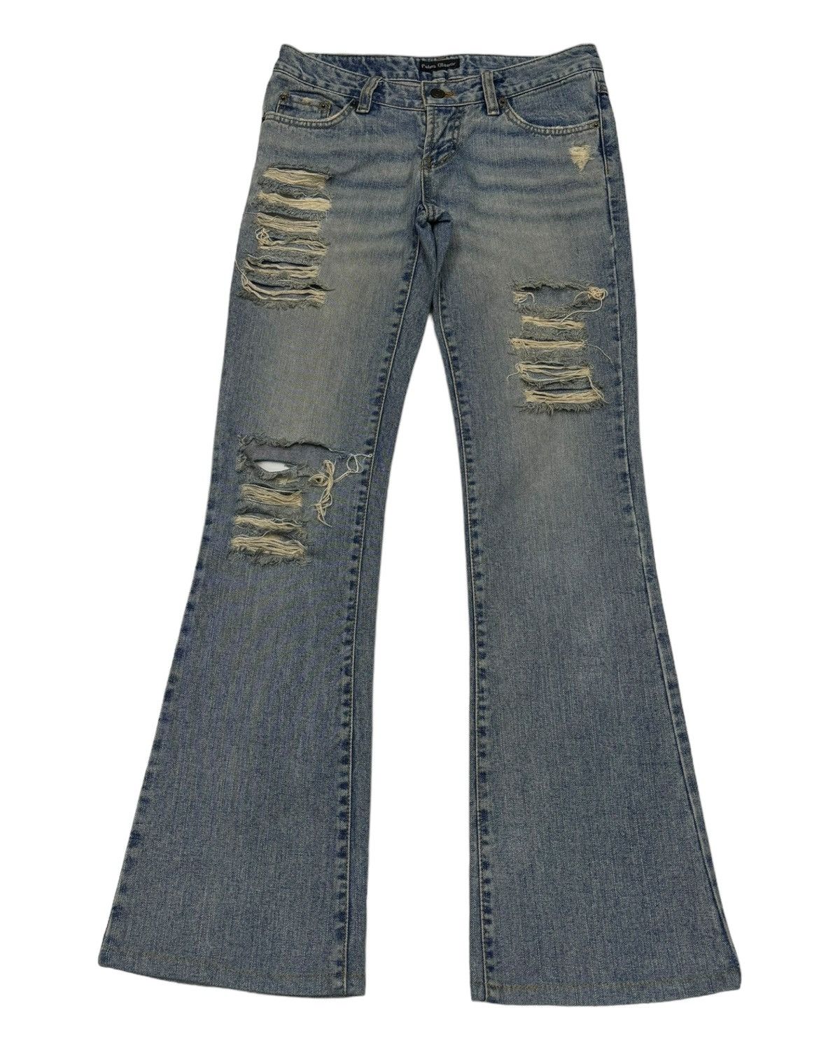 Hysteric Glamour Flare Jeans Distress Palm Glamor Bootcut Flared Jeans Size 28" / US 6 / IT 42 - 1 Thumbnail