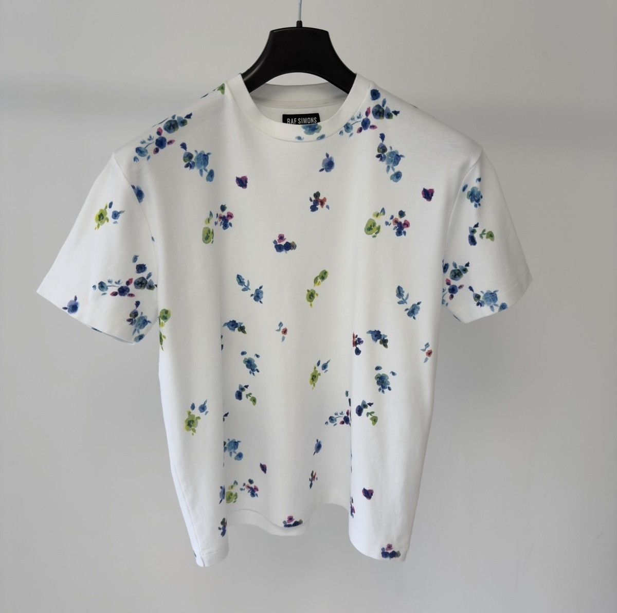 Raf Simons Raf Simons Joy Division Floral Short Sleeve Tee | Grailed