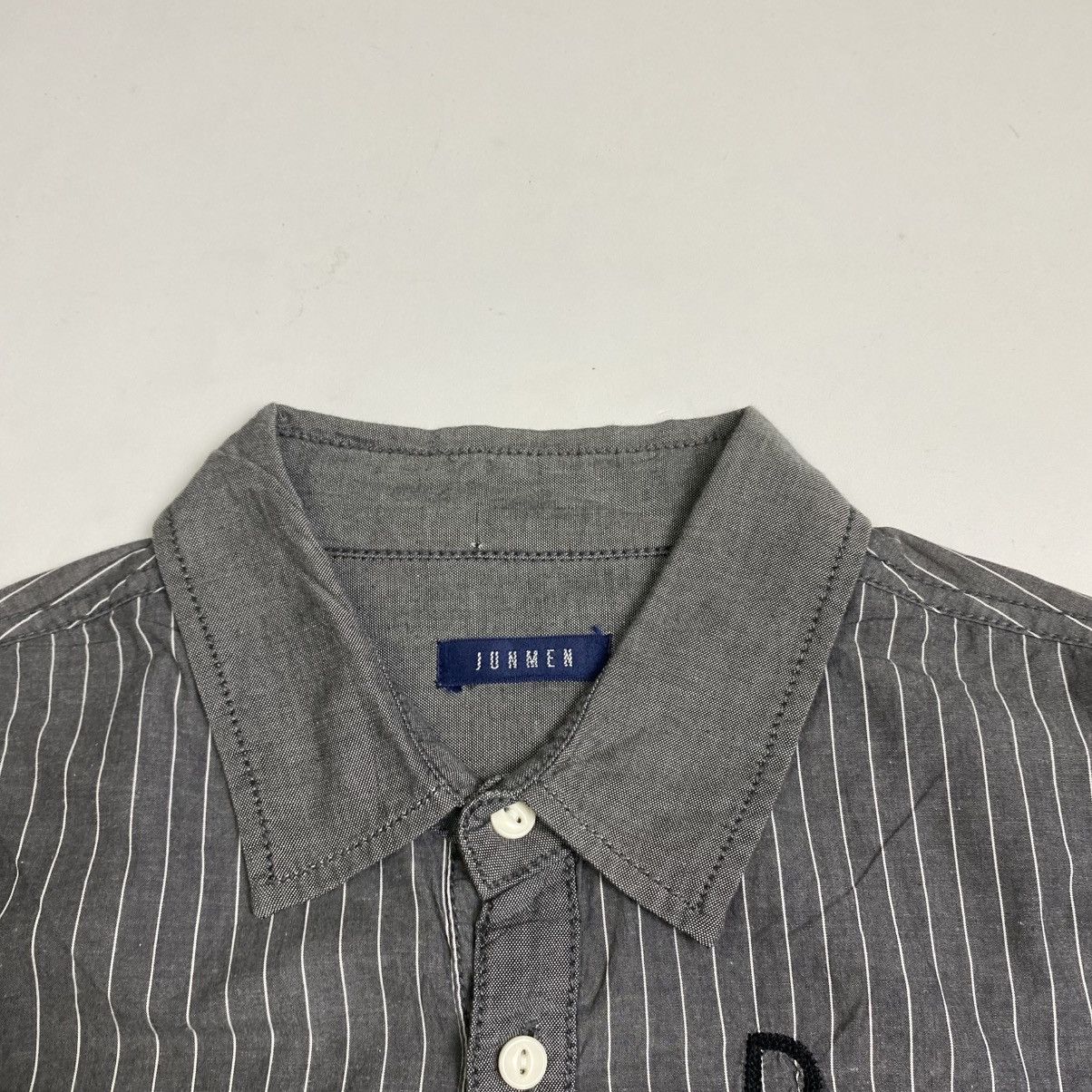 Designer × JUN MEN Jun men Striped long sleeve bondage shirt Size US M / EU 48-50 / 2 - 7 Thumbnail