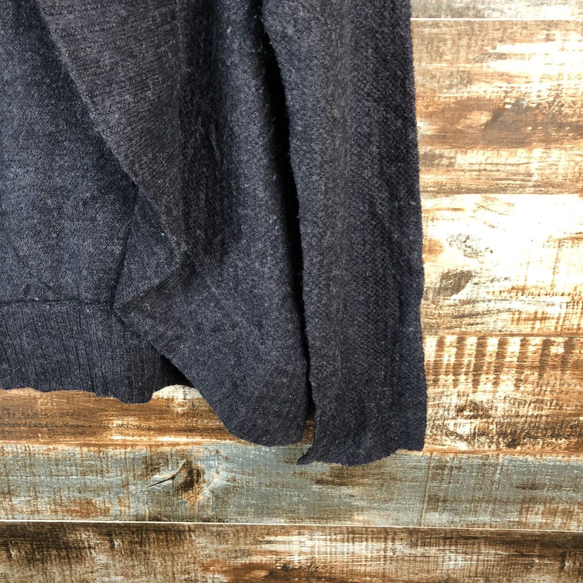 Japanese Brand Uniqlo Black Cardigan Knitwear #A1358 Size L / US 10 / IT 46 - 8 Thumbnail
