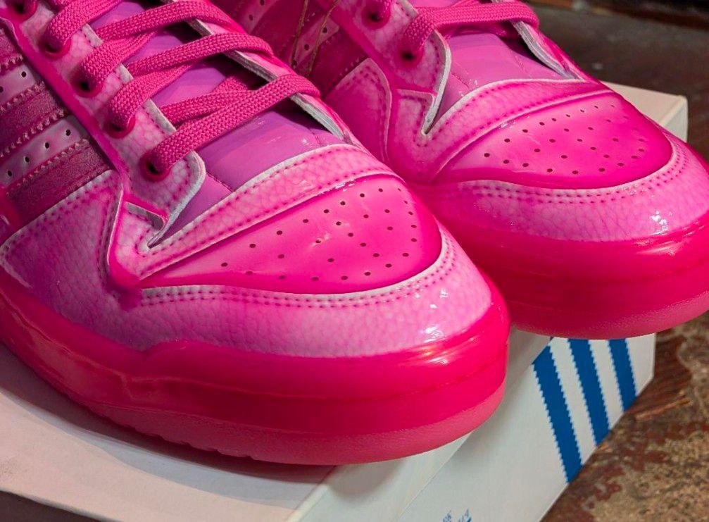 Adidas × Jeremy Scott ADIDAS x JEREMY SCOTT Low Top Sneakers Pink US 9.5 Size US 9.5 / EU 42-43 - 5 Thumbnail