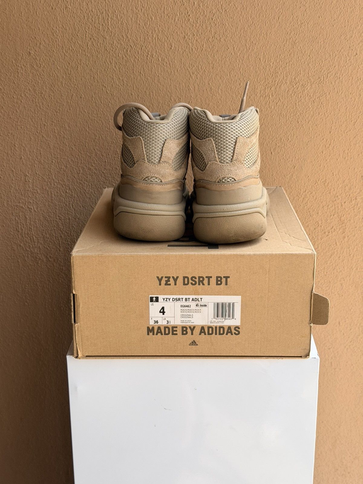 Yeezy Adidas Yeezy Desert Boot Rock 2019 Size 4 Style Code EG6462 Size US 5 / EU 37 - 6 Thumbnail