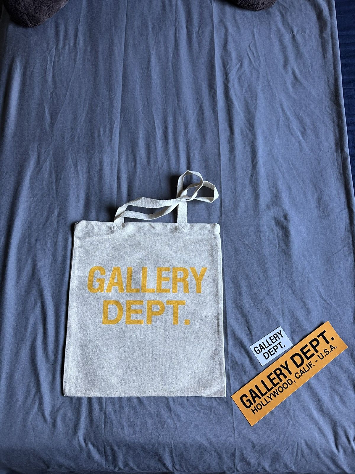 Gallery dept department tote top bag book club “ work in progress “ canvas