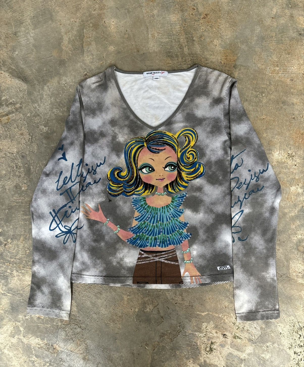Hysteric Glamour Y2k Opium Miss Sixty Longsleeve Size L / US 10 / IT 46 - 1 Thumbnail