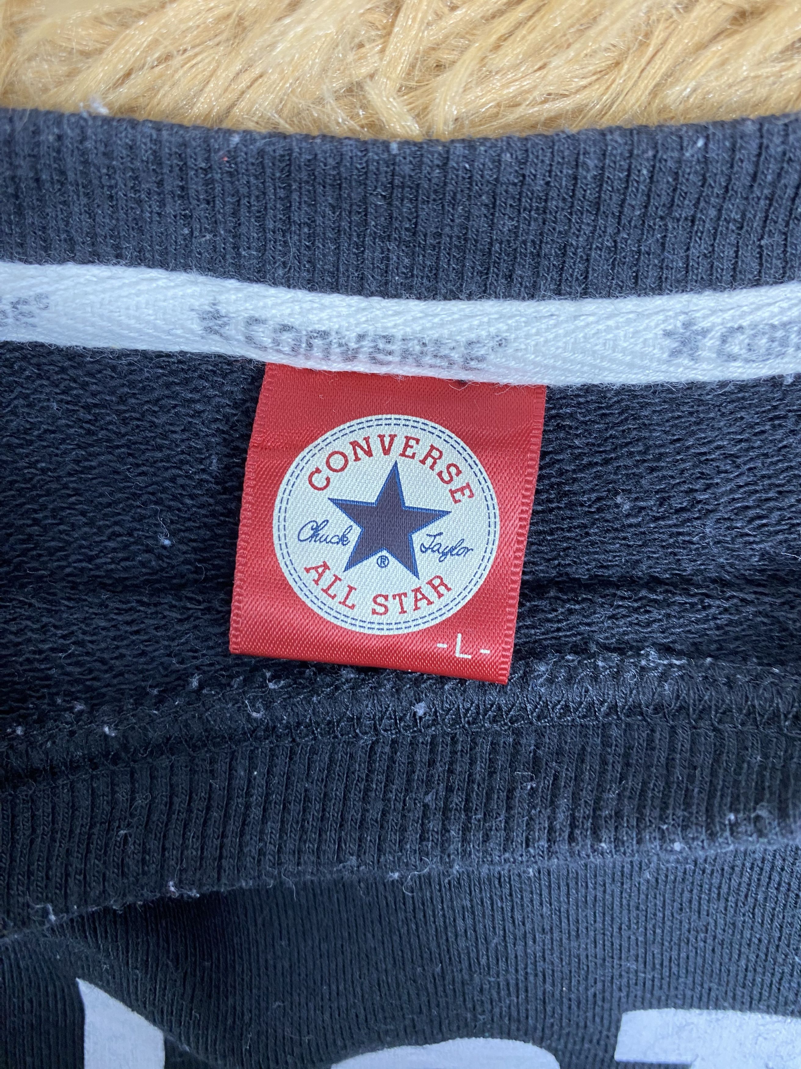 Converse Vintage All Star Converse Big Logo Sweatshirts PS0094 Size US L / EU 52-54 / 3 - 8 Thumbnail