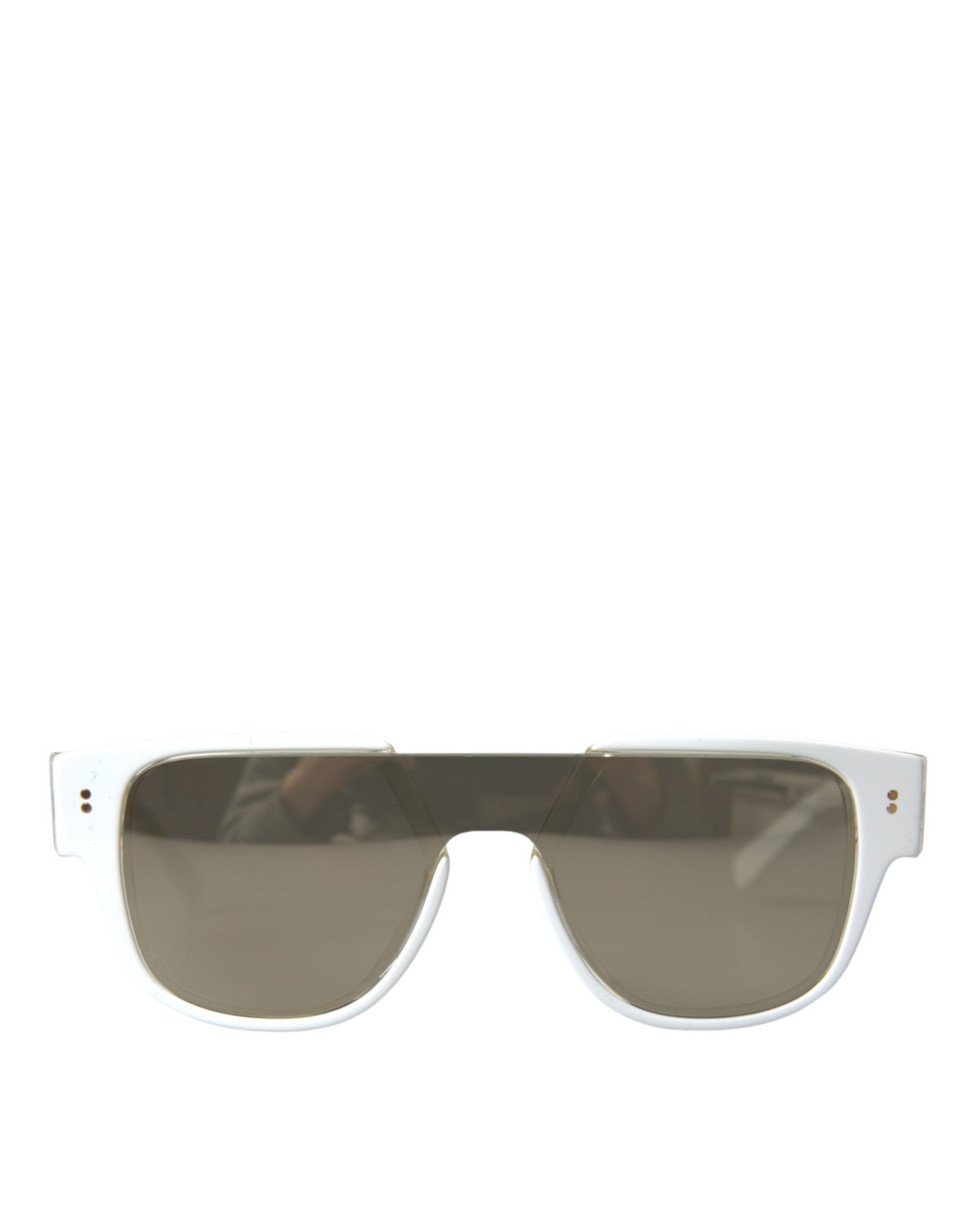 Dolce & Gabbana Chic White Acetate Designer Women's Sunglasses Size ONE SIZE - 1 Thumbnail