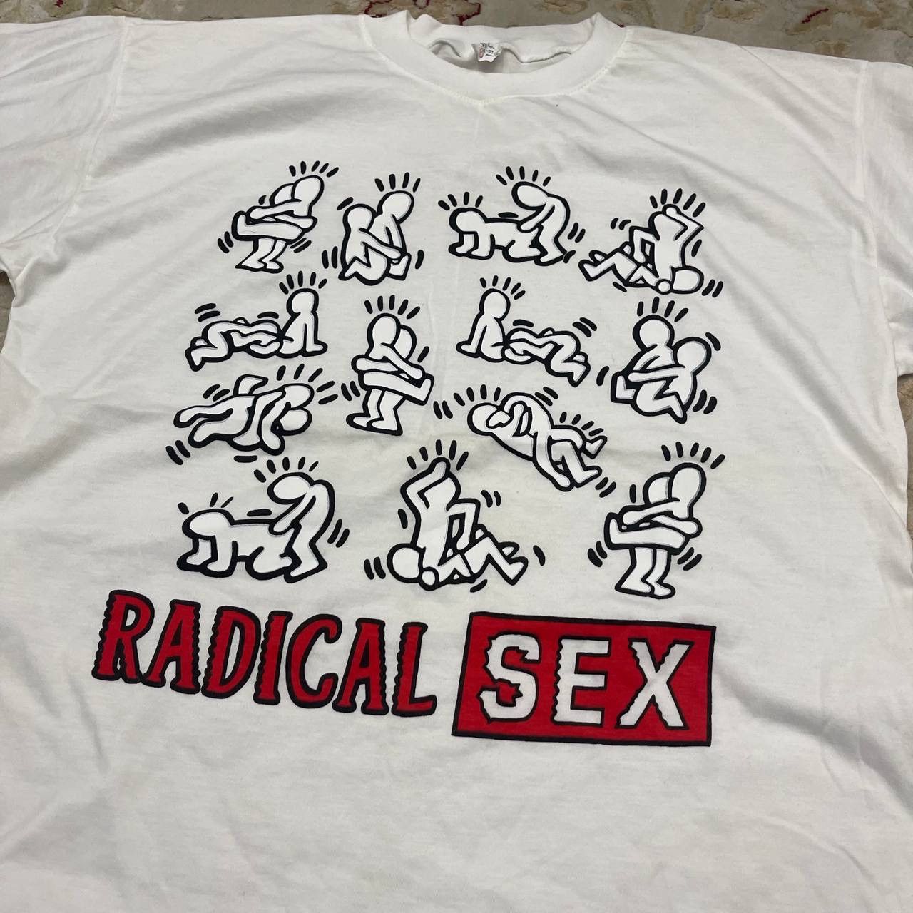 Vintage Vintage Radical Sex Graphic T-Shirt Made in Spain Size L Size US L / EU 52-54 / 3 - 2 Thumbnail