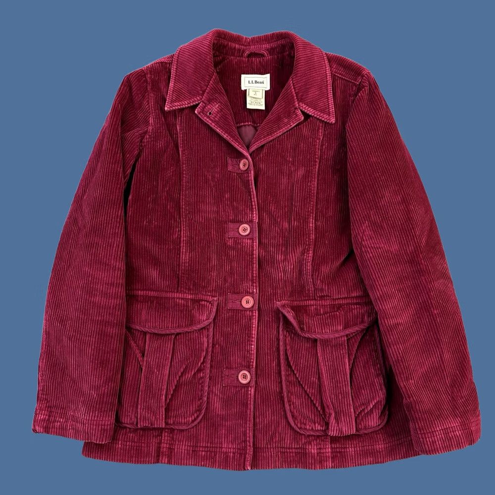 Vintage VINTAGE L.L. Bean Corduroy Chore Jacket Women’s Small Button Front Barn Coat Y2K Size S / US 4 / IT 40 - 1 Thumbnail