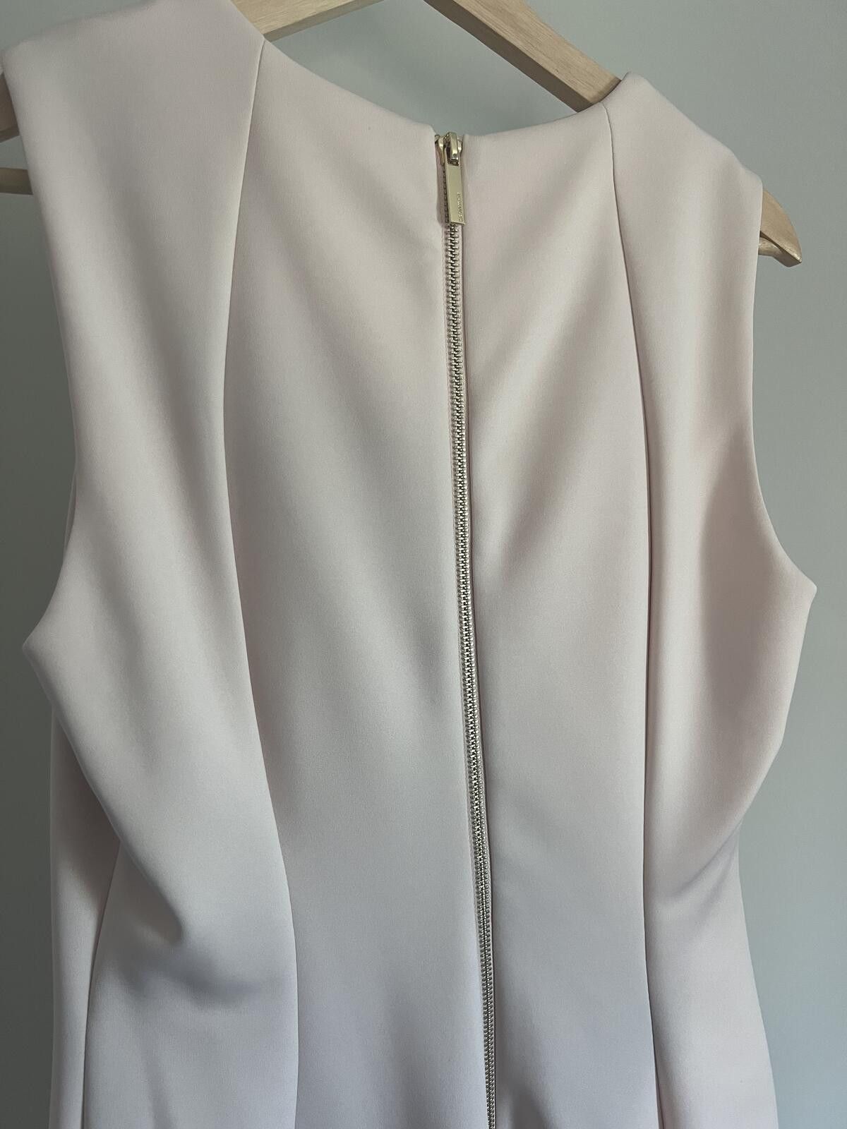 Calvin Klein Calvin Klein Scuba Sheath Dress, Size 10, Soft Rose Pink Size L / US 10 / IT 46 - 6 Thumbnail