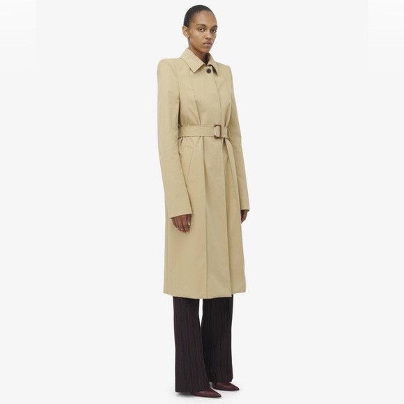 Alexander McQueen o1srvl11e0226 Trench Coat In Beige Size XL / US 12-14 / IT 48-50 - 4 Thumbnail