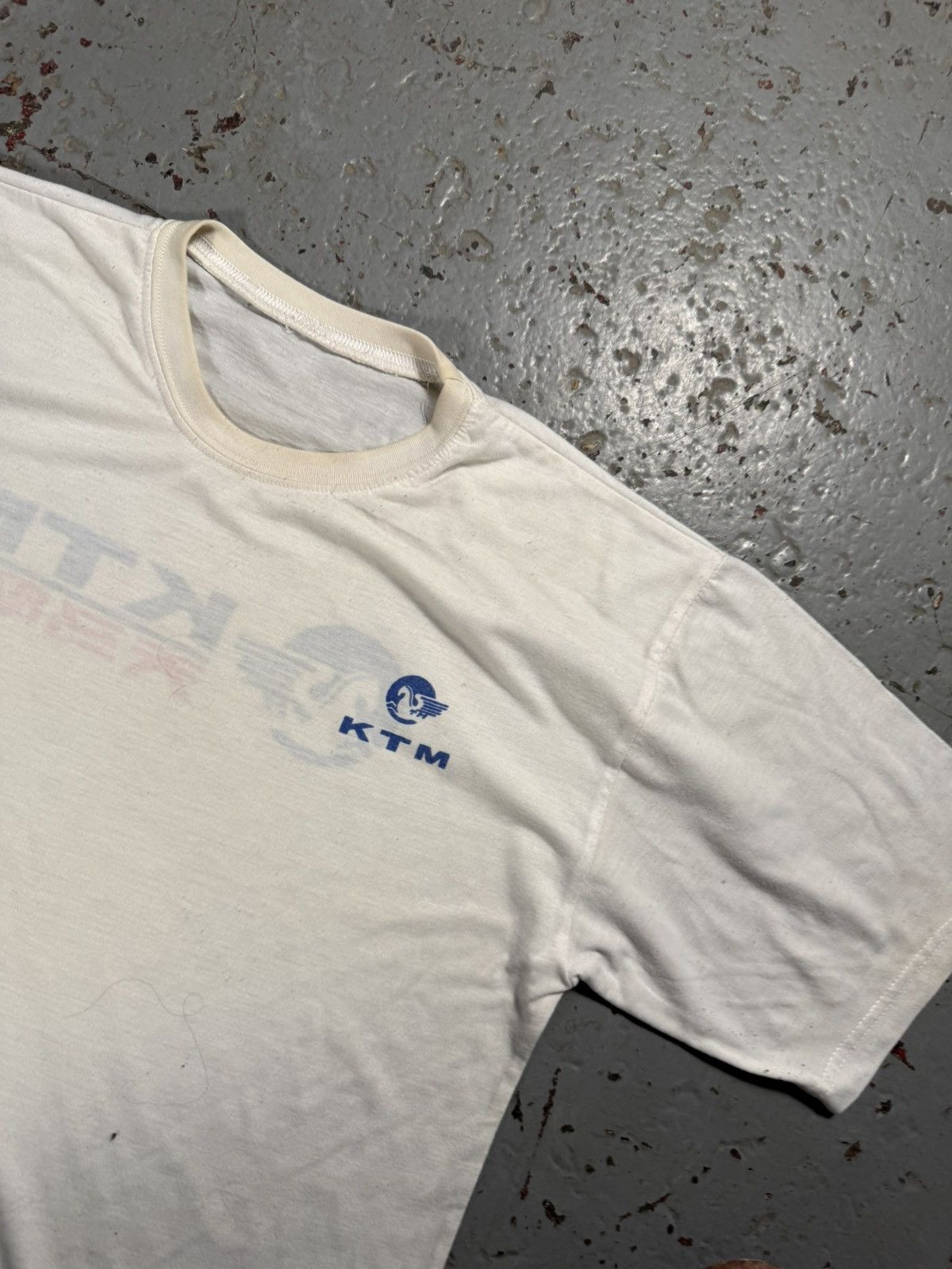 Other Vintage Ktm Racing White Japenese Tee Shirt Size US M / EU 48-50 / 2 - 7 Thumbnail