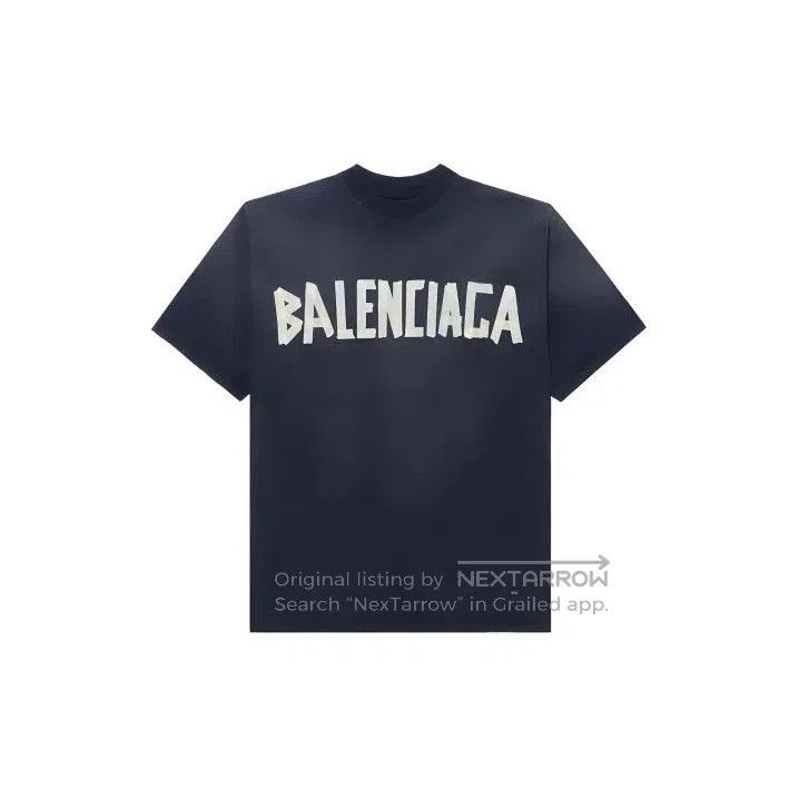 Balenciaga Balenciaga Black Logo Print Short Sleeve T-Shirt. Size US S / EU 44-46 / 1 - 1 Thumbnail