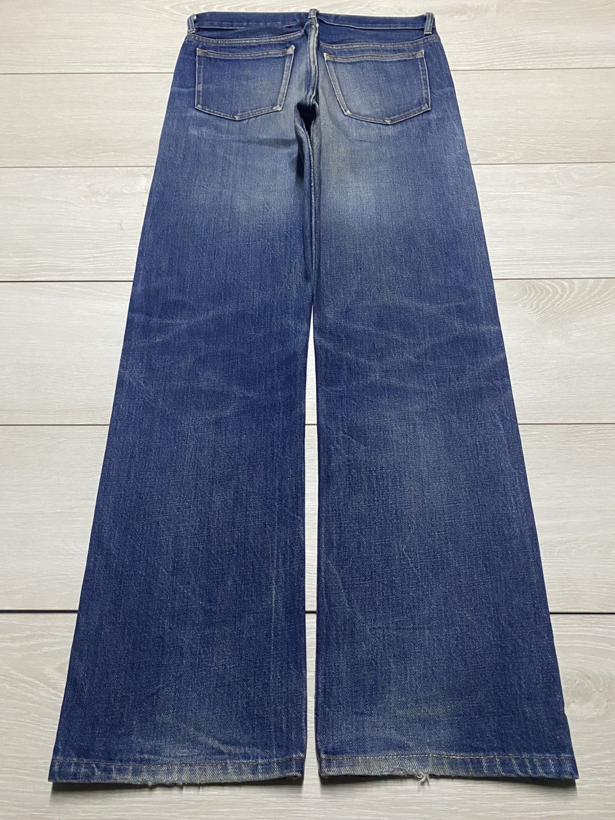 A.P.C. A.P.C Rue De Fleurus Selvedge Denim Mud Wash Loose Jeans Size US 30 / EU 46 - 2 Thumbnail