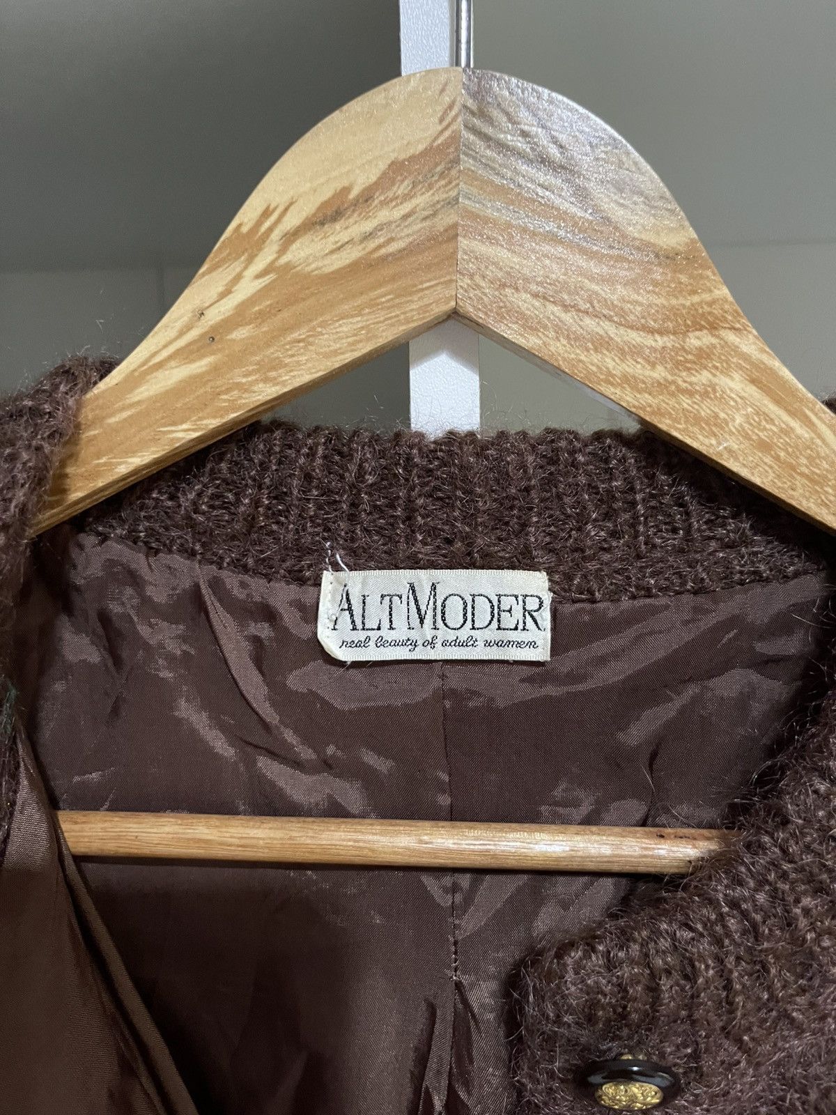 Japanese Brand Vintage Mohair Jacket Nice Design Size L / US 10 / IT 46 - 5 Thumbnail