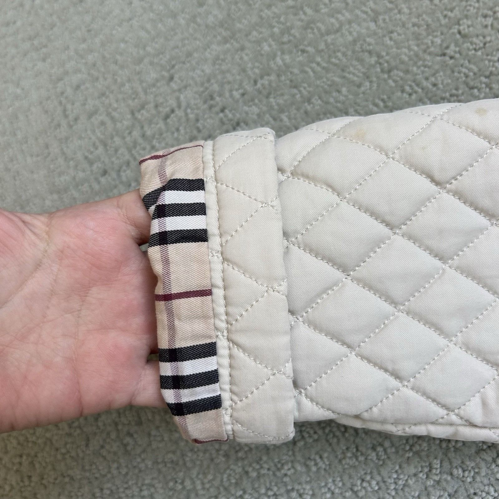 Burberry Burberry Brit Women’s Kencott Quilted Zip up Nova Check Jack Size XS / US 0-2 / IT 36-38 - 8 Thumbnail