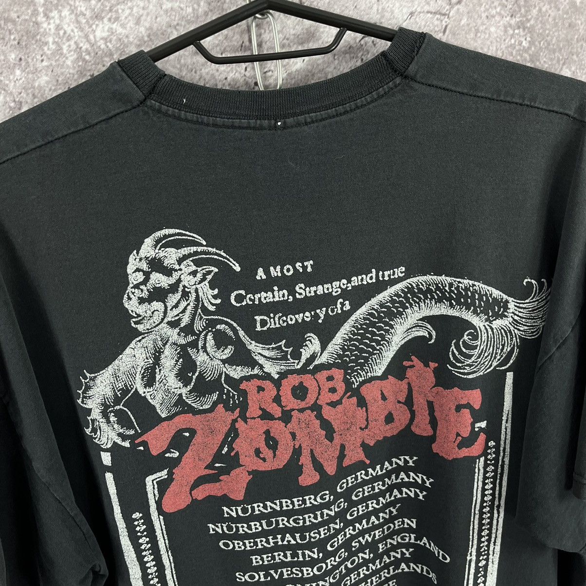 Band Tees Rob Zombie Metal Rock Vintage T-Shirt Double Big Logo Sz XL Size US XL / EU 56 / 4 - 8 Thumbnail
