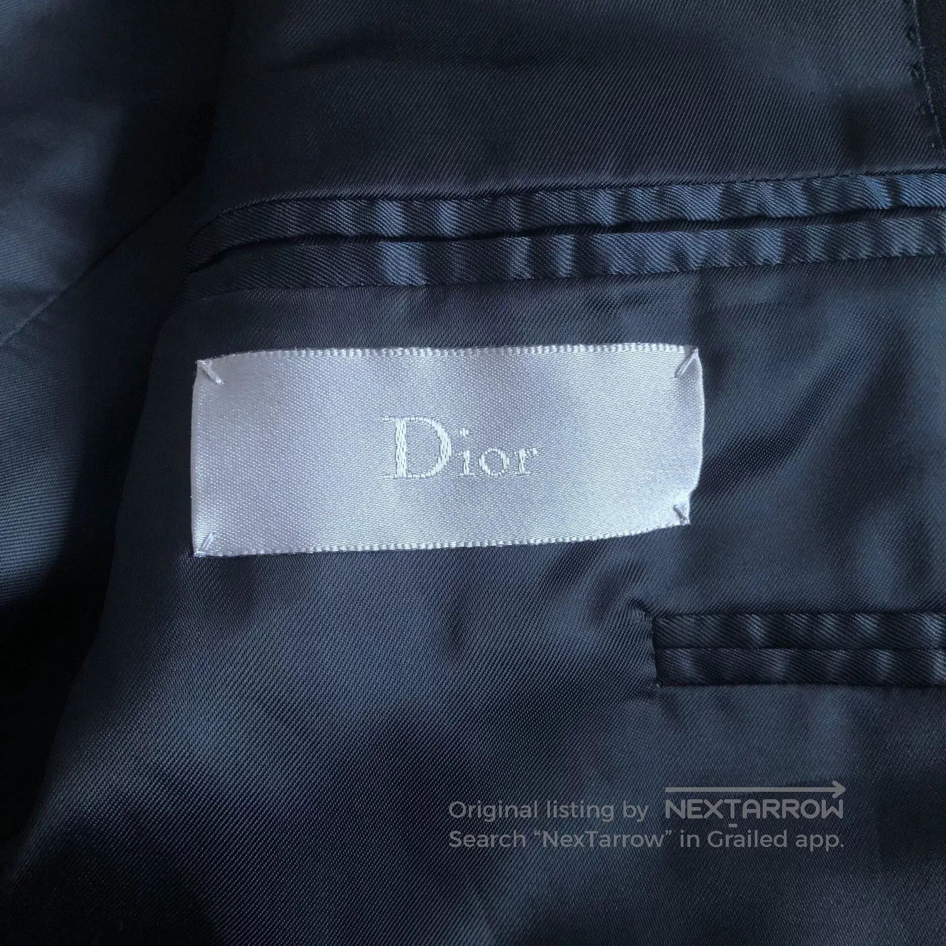 Dior Dior Homme Leather Collar Wool Blazer. Size US M / EU 48-50 / 2 - 5 Thumbnail