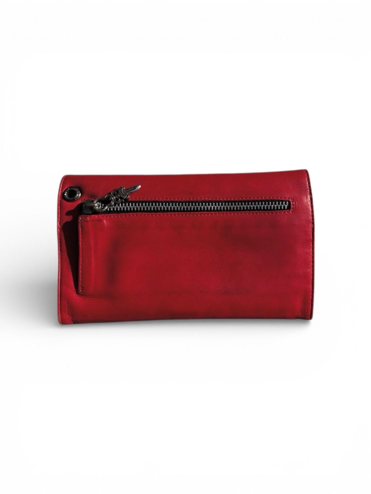 Chrome Hearts Chrome Hearts Long Trifold Wave Wallet Red n Purple Size ONE SIZE - 6 Thumbnail