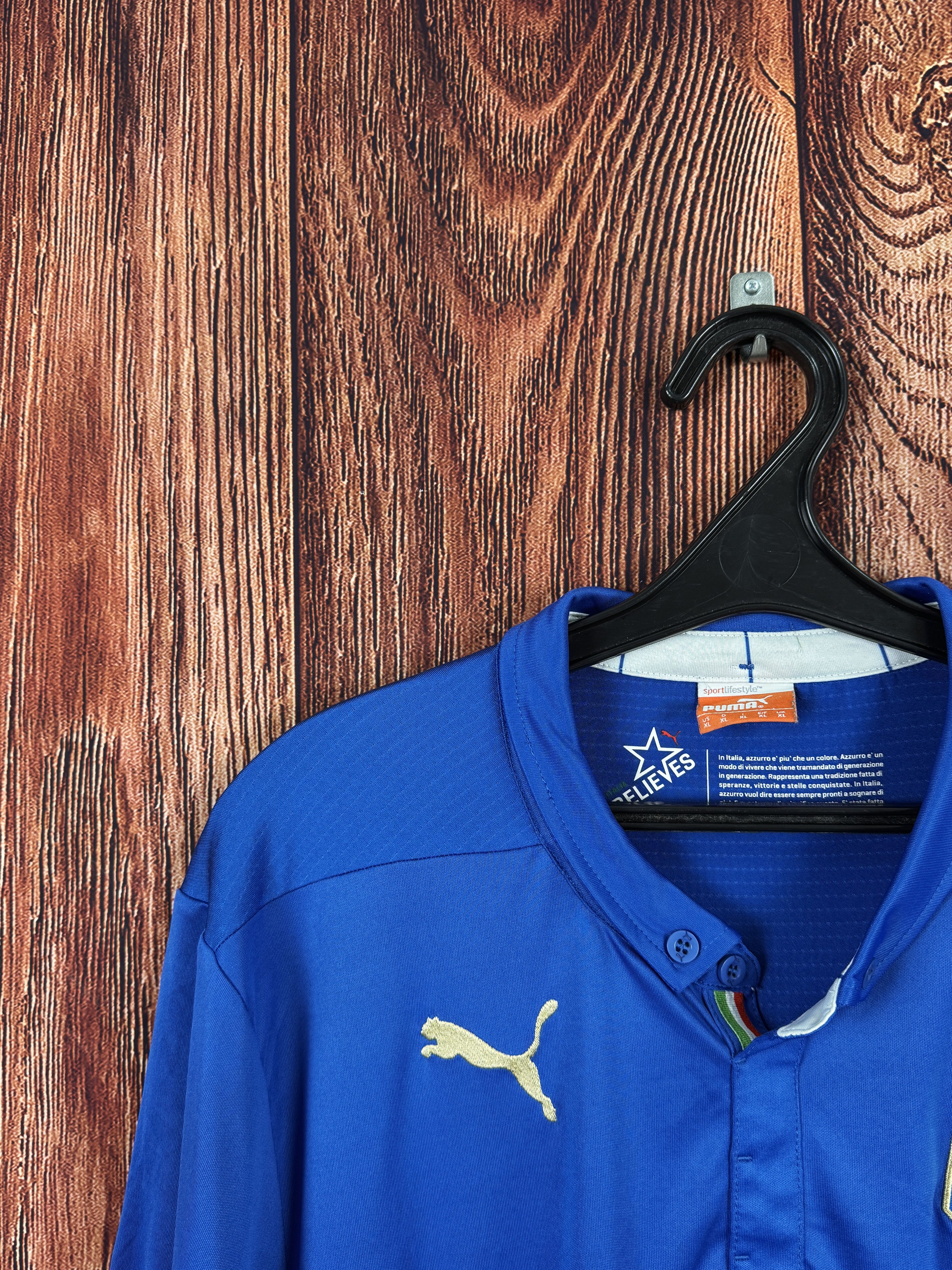 Puma 2014 ITALY Puma Home Football Soccer Jersey Kit Size US XL / EU 56 / 4 - 3 Thumbnail